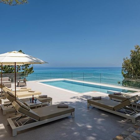 Addimare Sea View Villa, And Events Venue Alykes  Eksteriør billede