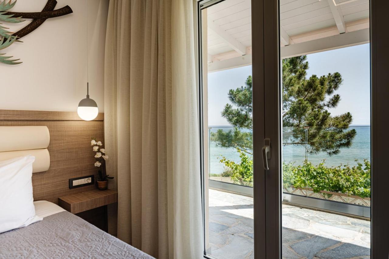 Addimare Sea View Villa, And Events Venue Alykes  Eksteriør billede