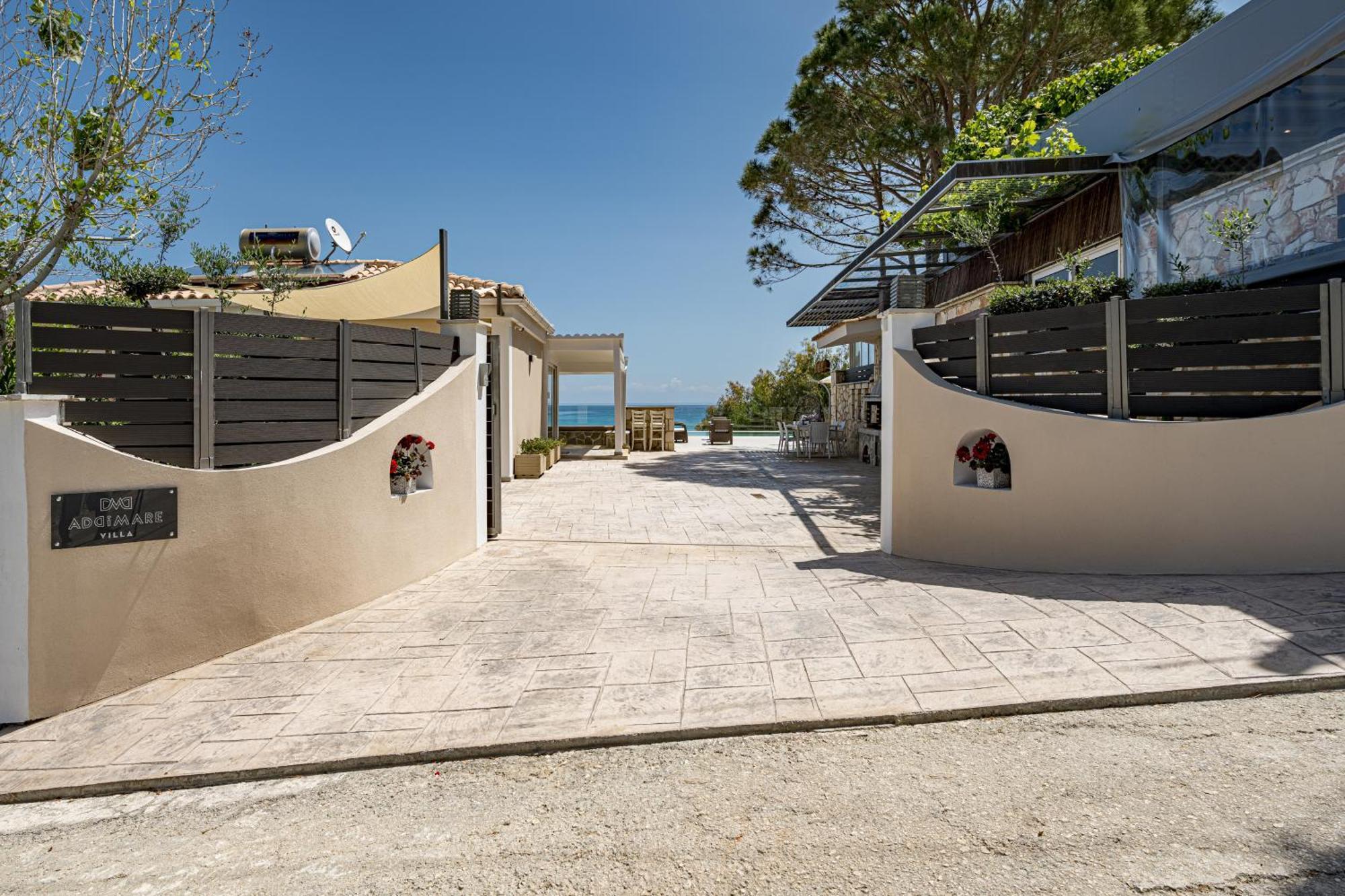 Addimare Sea View Villa, And Events Venue Alykes  Eksteriør billede